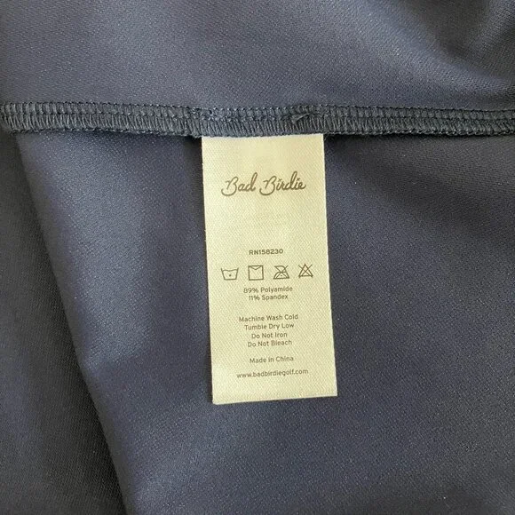 NEW Bad Birdie Blade Sleeveless Golf Polo Shirt Dark Navy Women's Size MEDIUM - Picture 3 of 11